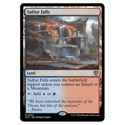 Magic The Gathering - Outlaws of Thunder Junction - Commander - Sulfur Falls - 0322