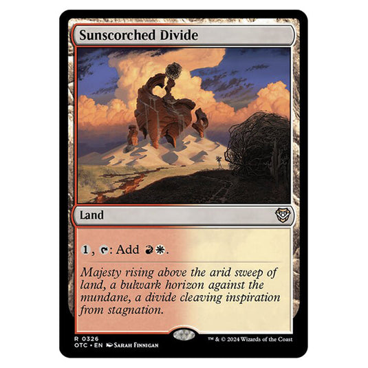 Magic The Gathering - Outlaws of Thunder Junction - Commander - Sunscorched Divide - 0326