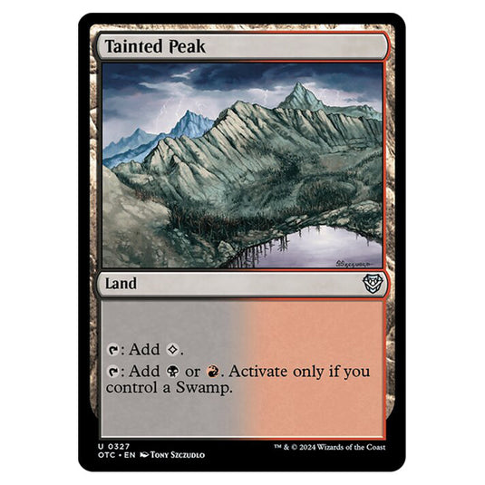 Magic The Gathering - Outlaws of Thunder Junction - Commander - Tainted Peak - 0327