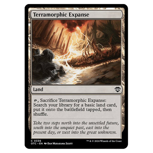 Magic The Gathering - Outlaws of Thunder Junction - Commander - Terramorphic Expanse - 0336