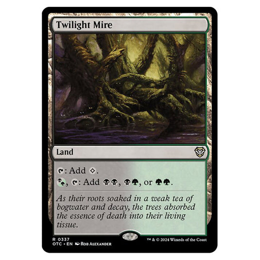 Magic The Gathering - Outlaws of Thunder Junction - Commander - Twilight Mire - 0337