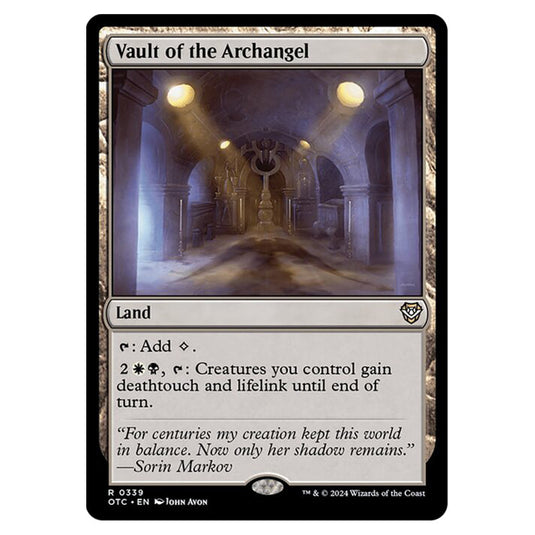 Magic The Gathering - Outlaws of Thunder Junction - Commander - Vault of the Archangel - 0339