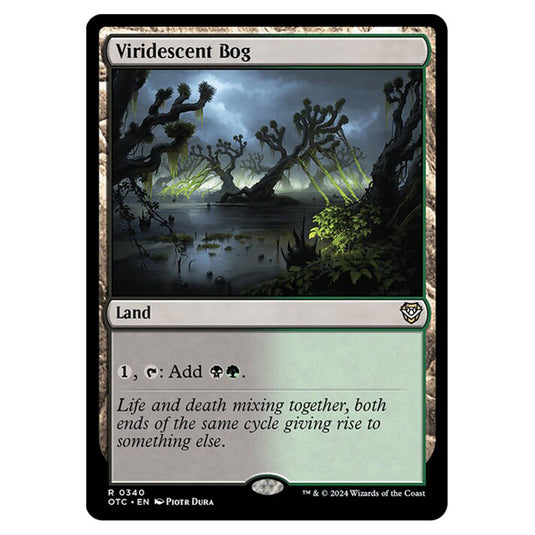 Magic The Gathering - Outlaws of Thunder Junction - Commander - Viridescent Bog - 0340