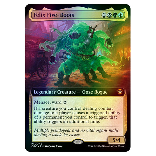 Magic The Gathering - Outlaws of Thunder Junction - Commander - Felix Five-Boots - 0042 (Foil)