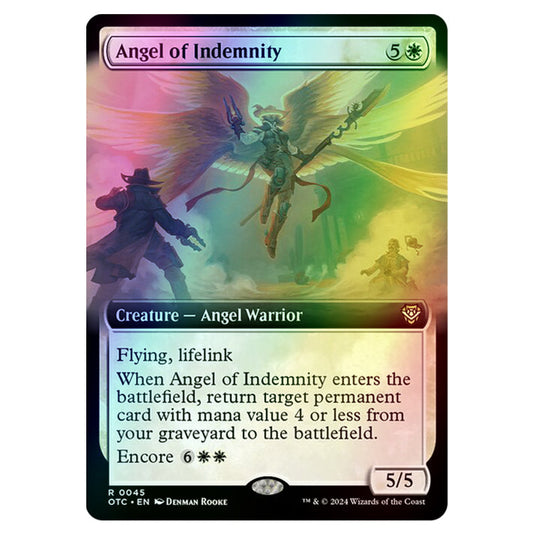 Magic The Gathering - Outlaws of Thunder Junction - Commander - Angel of Indemnity - 0045 (Foil)