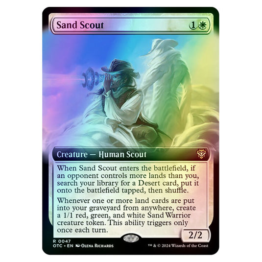 Magic The Gathering - Outlaws of Thunder Junction - Commander - Sand Scout - 0047 (Foil)