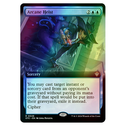 Magic The Gathering - Outlaws of Thunder Junction - Commander - Arcane Heist - 0049 (Foil)