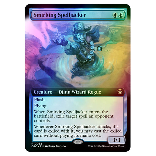 Magic The Gathering - Outlaws of Thunder Junction - Commander - Smirking Spelljacker - 0052 (Foil)