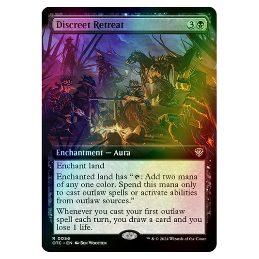 Magic The Gathering - Outlaws of Thunder Junction - Commander - Discreet Retreat - 0056 (Foil)