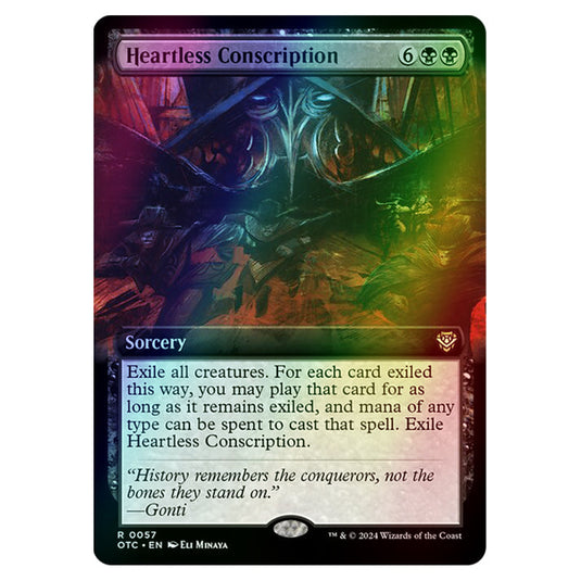 Magic The Gathering - Outlaws of Thunder Junction - Commander - Heartless Conscription - 0057 (Foil)