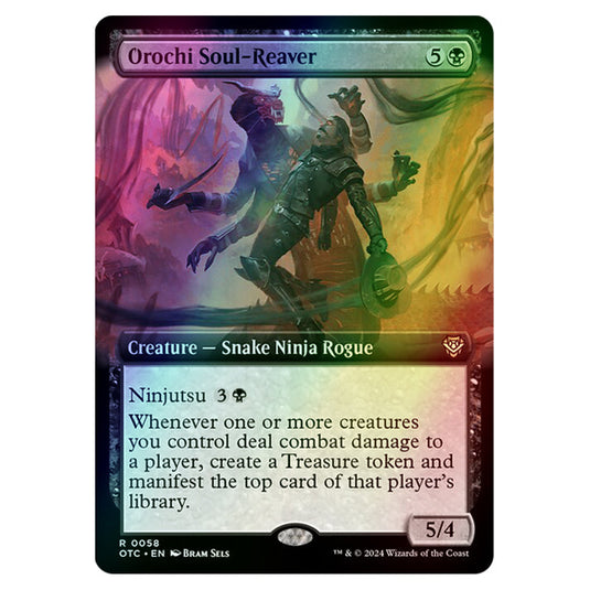 Magic The Gathering - Outlaws of Thunder Junction - Commander - Orochi Soul-Reaver - 0058 (Foil)