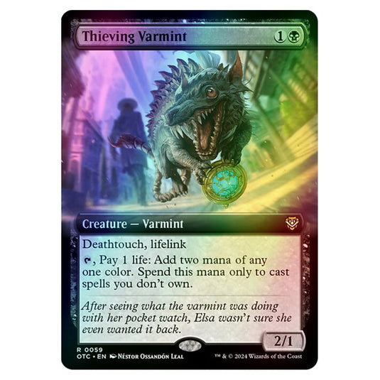 Magic The Gathering - Outlaws of Thunder Junction - Commander - Thieving Varmint - 0059 (Foil)