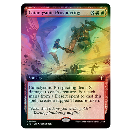 Magic The Gathering - Outlaws of Thunder Junction - Commander - Cataclysmic Prospecting - 0060 (Foil)