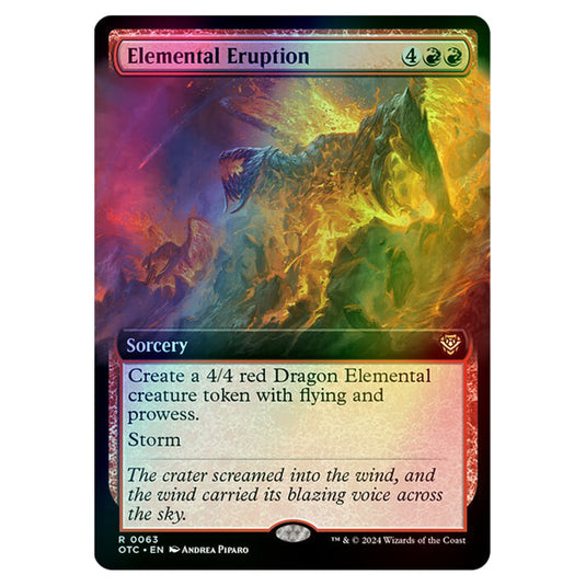 Magic The Gathering - Outlaws of Thunder Junction - Commander - Elemental Eruption - 0063 (Foil)