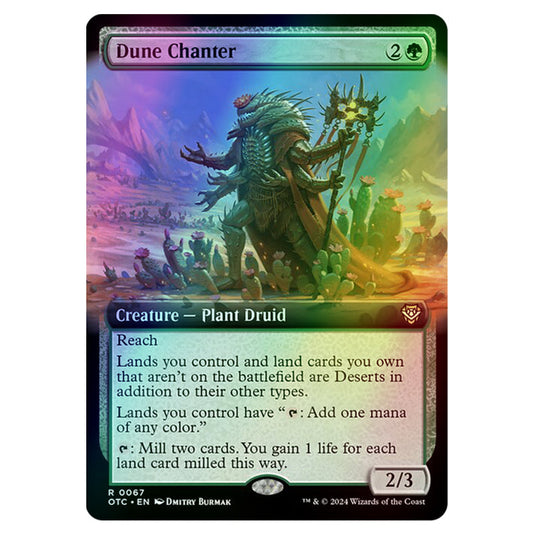 Magic The Gathering - Outlaws of Thunder Junction - Commander - Dune Chanter - 0067 (Foil)