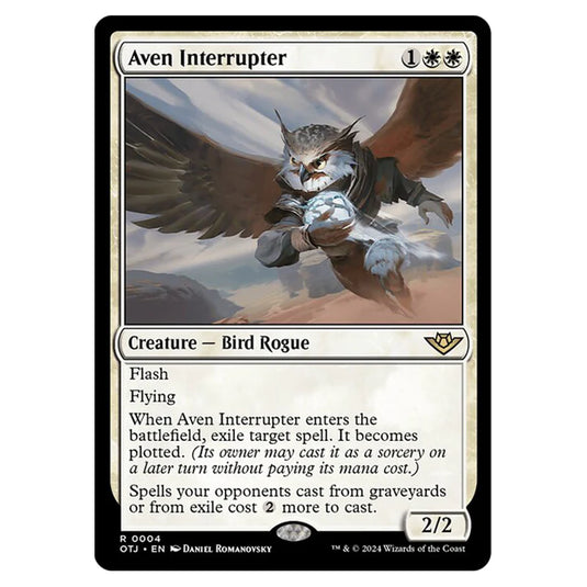 Magic The Gathering - Outlaws of Thunder Junction - Aven Interrupter - 0004