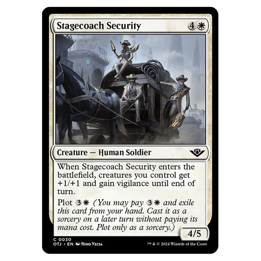 Magic The Gathering - Outlaws of Thunder Junction - Stagecoach Security - 0030