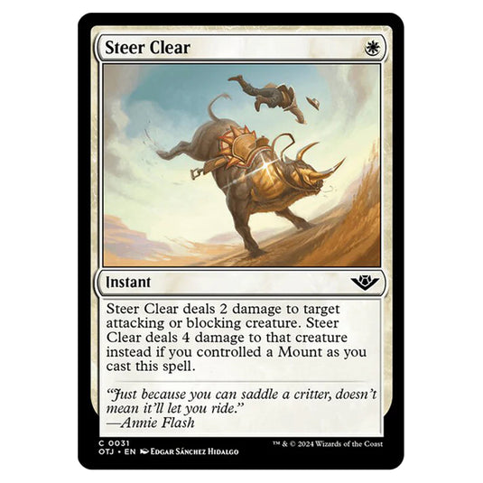 Magic The Gathering - Outlaws of Thunder Junction - Steer Clear - 0031