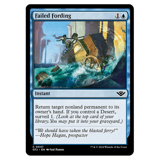 Magic The Gathering - Outlaws of Thunder Junction - Failed Fording - 0047