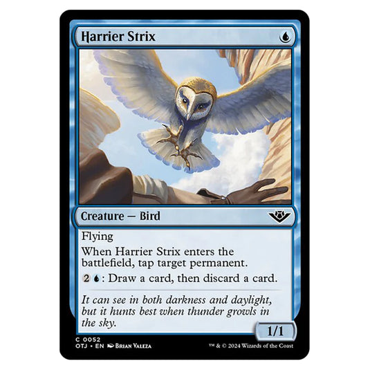 Magic The Gathering - Outlaws of Thunder Junction - Harrier Strix - 0052