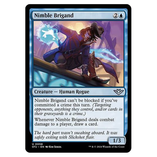 Magic The Gathering - Outlaws of Thunder Junction - Nimble Brigand - 0058