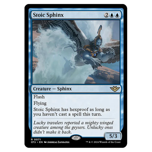 Magic The Gathering - Outlaws of Thunder Junction - Stoic Sphinx - 0071