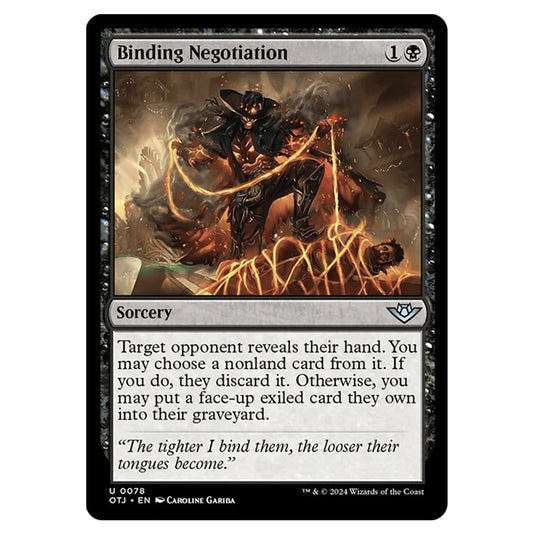 Magic The Gathering - Outlaws of Thunder Junction - Binding Negotiation - 0078