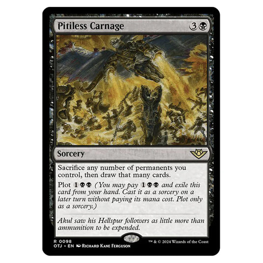 Magic The Gathering - Outlaws of Thunder Junction - Pitiless Carnage - 0098