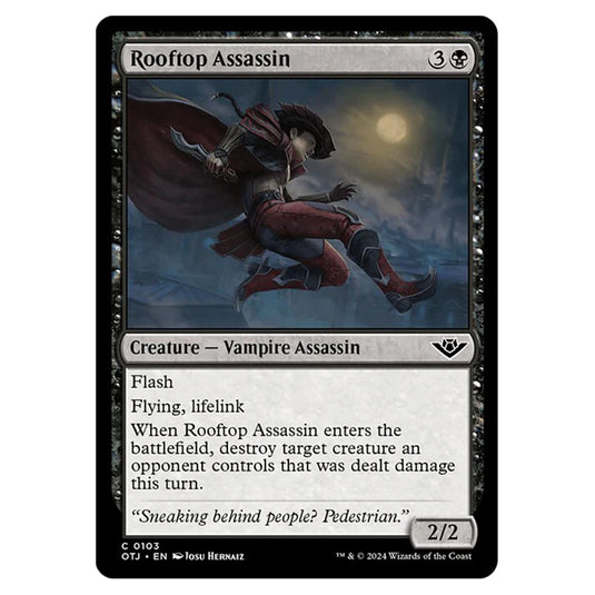 Magic The Gathering - Outlaws of Thunder Junction - Rooftop Assassin - 0103