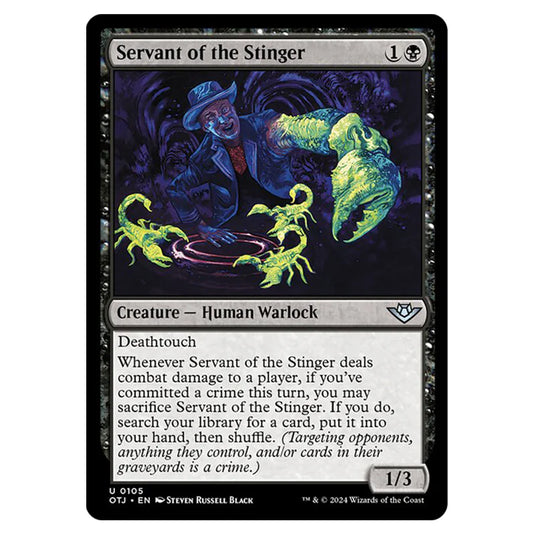 Magic The Gathering - Outlaws of Thunder Junction - Servant of the Stinger - 0105