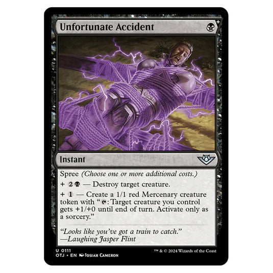 Magic The Gathering - Outlaws of Thunder Junction - Unfortunate Accident - 0111
