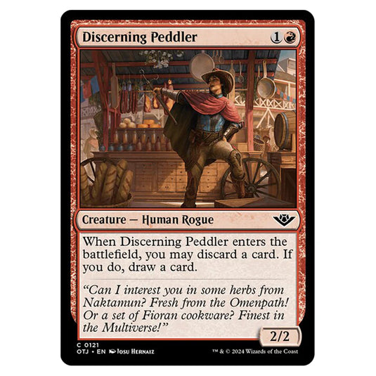 Magic The Gathering - Outlaws of Thunder Junction - Discerning Peddler - 0121