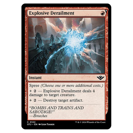 Magic The Gathering - Outlaws of Thunder Junction - Explosive Derailment - 0122