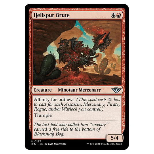 Magic The Gathering - Outlaws of Thunder Junction - Hellspur Brute - 0127
