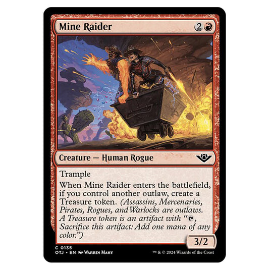 Magic The Gathering - Outlaws of Thunder Junction - Mine Raider - 0135