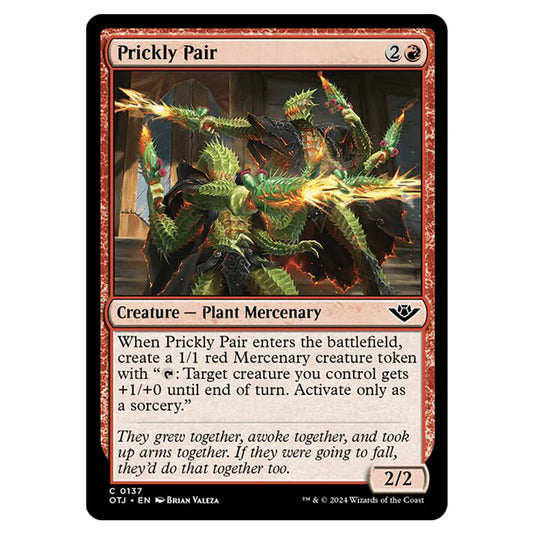 Magic The Gathering - Outlaws of Thunder Junction - Prickly Pair - 0137