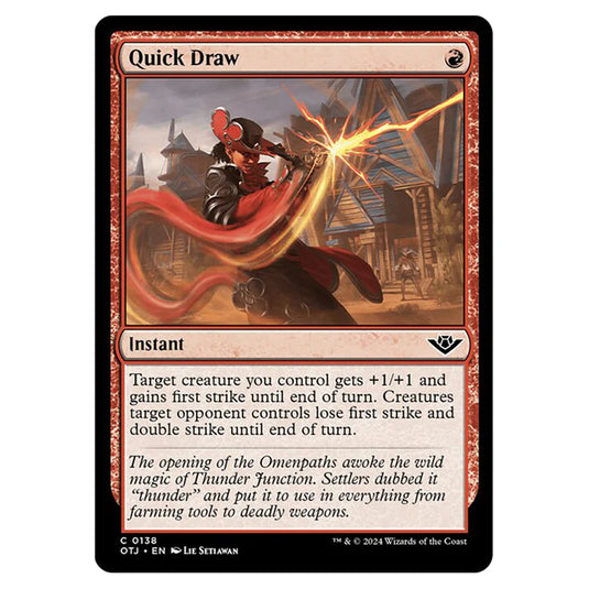 Magic The Gathering - Outlaws of Thunder Junction - Quick Draw - 0138
