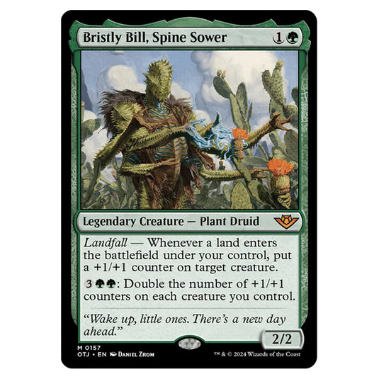 Magic The Gathering - Outlaws of Thunder Junction - Bristly Bill, Spine Sower - 0157