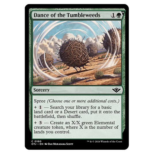 Magic The Gathering - Outlaws of Thunder Junction - Dance of the Tumbleweeds - 0160