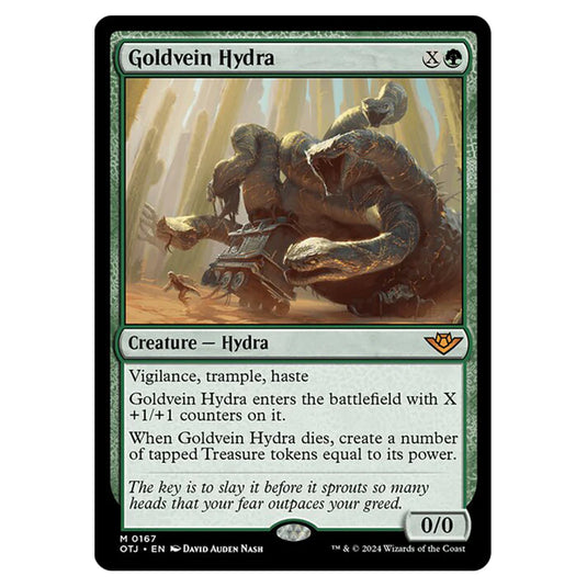 Magic The Gathering - Outlaws of Thunder Junction - Goldvein Hydra - 0167