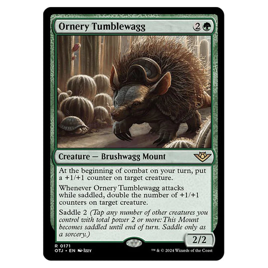 Magic The Gathering - Outlaws of Thunder Junction - Ornery Tumblewagg - 0171