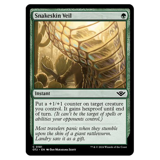 Magic The Gathering - Outlaws of Thunder Junction - Snakeskin Veil - 0181