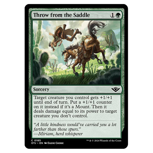 Magic The Gathering - Outlaws of Thunder Junction - Throw from the Saddle - 0185