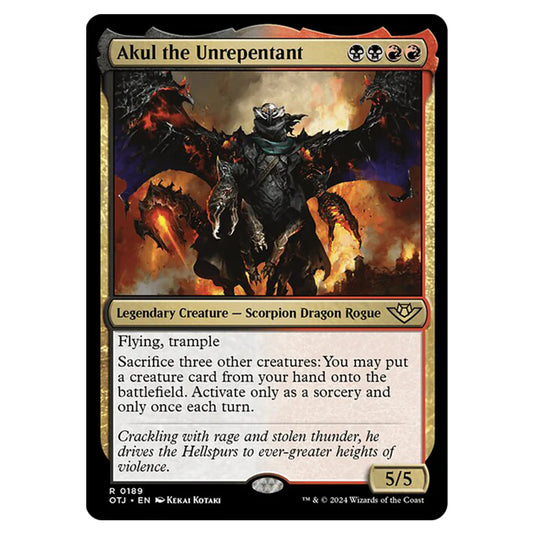 Magic The Gathering - Outlaws of Thunder Junction - Akul the Unrepentant - 0189