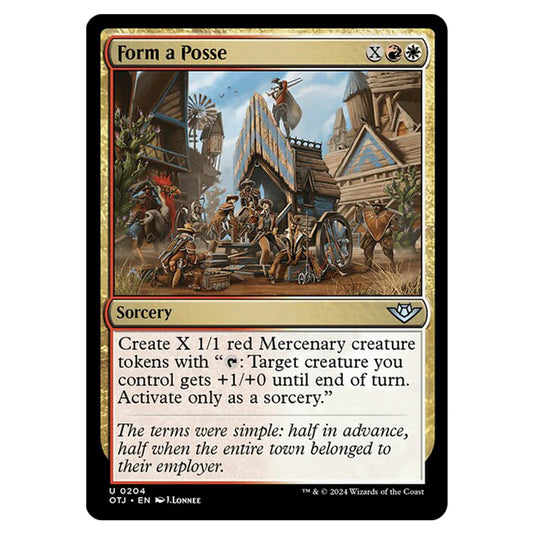 Magic The Gathering - Outlaws of Thunder Junction - Form a Posse - 0204