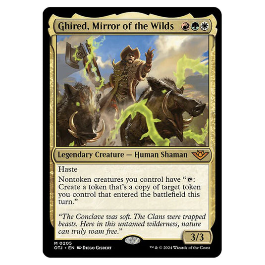 Magic The Gathering - Outlaws of Thunder Junction - Ghired, Mirror of the Wilds - 0205