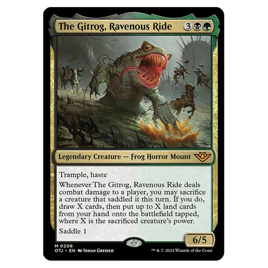 Magic The Gathering - Outlaws of Thunder Junction - The Gitrog, Ravenous Ride - 0206