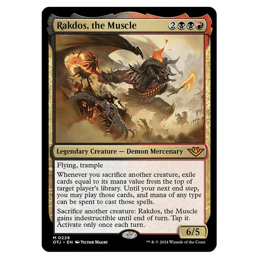 Magic The Gathering - Outlaws of Thunder Junction - Rakdos, the Muscle - 0226