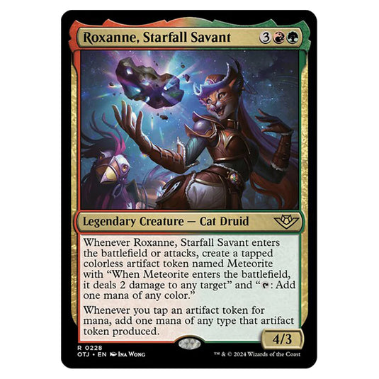 Magic The Gathering - Outlaws of Thunder Junction - Roxanne, Starfall Savant - 0228