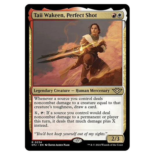 Magic The Gathering - Outlaws of Thunder Junction - Taii Wakeen, Perfect Shot - 0234